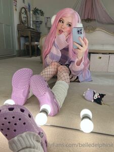 Belle Delphine Purple Crocs Full Onlyfans Set Leaked