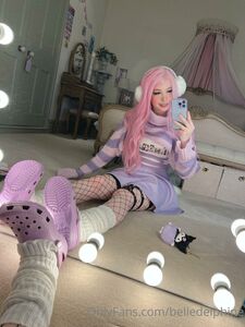 Belle Delphine Purple Crocs Full Onlyfans Set Leaked