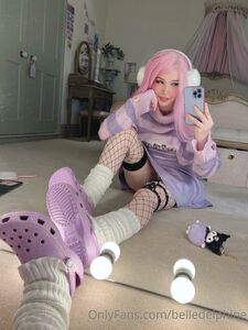 Belle Delphine Purple Crocs Full Onlyfans Set Leaked