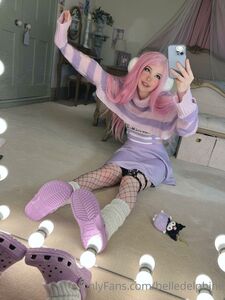 Belle Delphine Purple Crocs Full Onlyfans Set Leaked