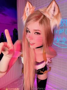 Belle Delphine Cosplay Ahri (Lol) Nude Pussy Spread Onlyfans Photos