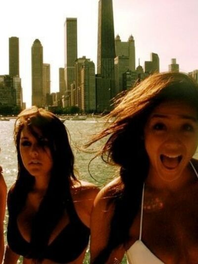 Actress Chloe Bennett Bikini Outting Pics